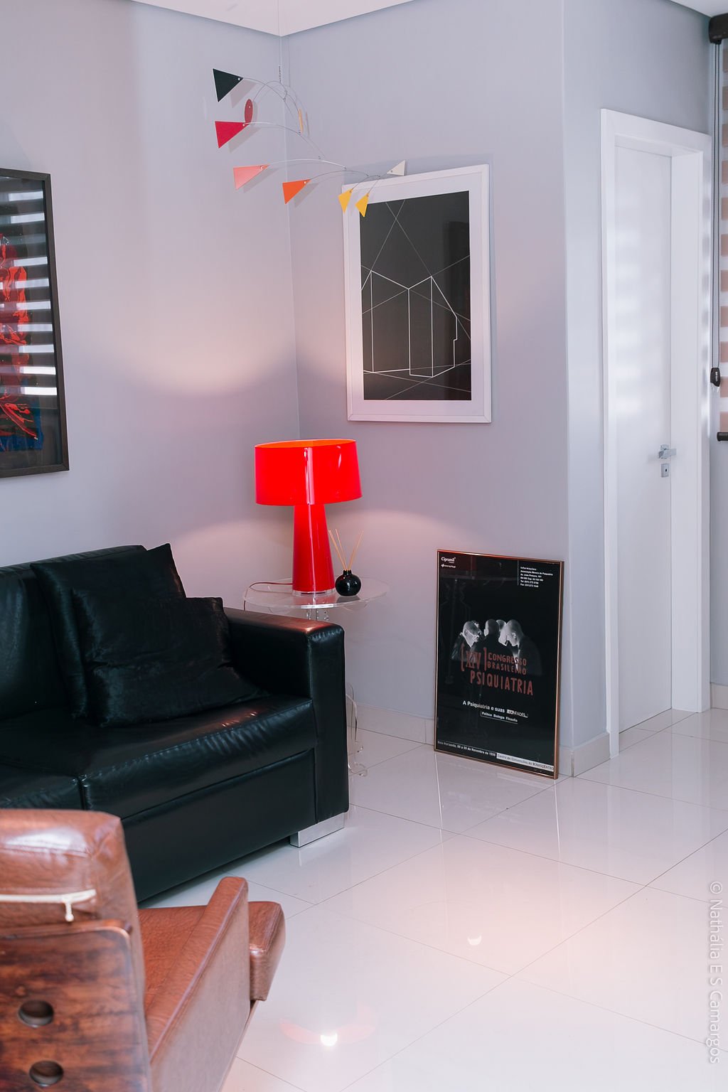 Sala de espera da clínica